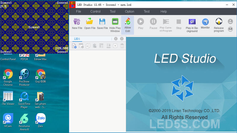Phần mềm LED Studio 