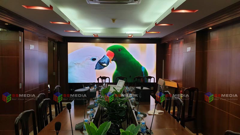 Màn hình led p2 tổng công ty thép việt nam